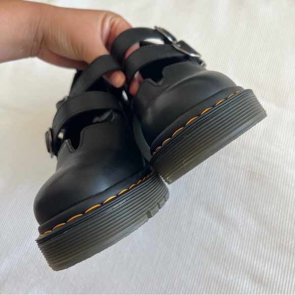 Dr. Martens Eviee Sendal Leather Heeled Shoes - Picture 5 of 16